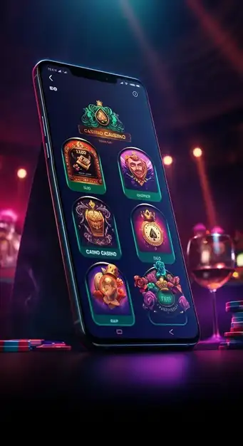 Interfaz móvil de Spinmama Casino mostrando la pantalla principal con juegos destacados y bonificaciones activas, reflejando su diseño intuitivo y moderno en español.